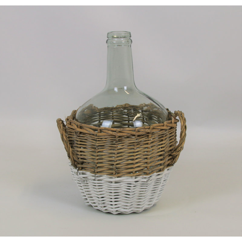 Hodgkins Glass Table Vase, 54cm H x 19cm W x 19cm D