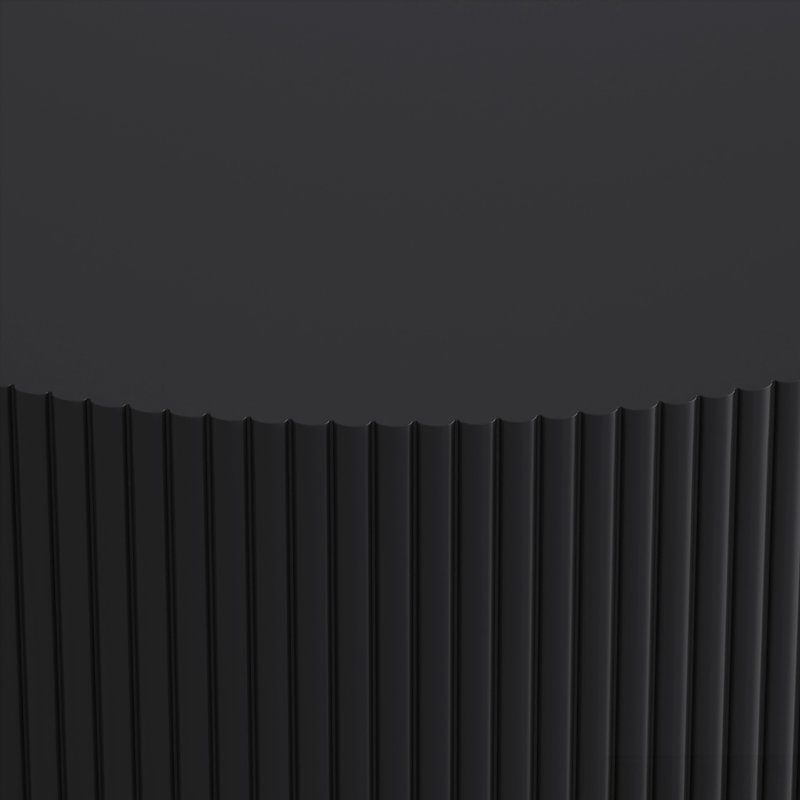 Table basse moderne avec rangement, Noir