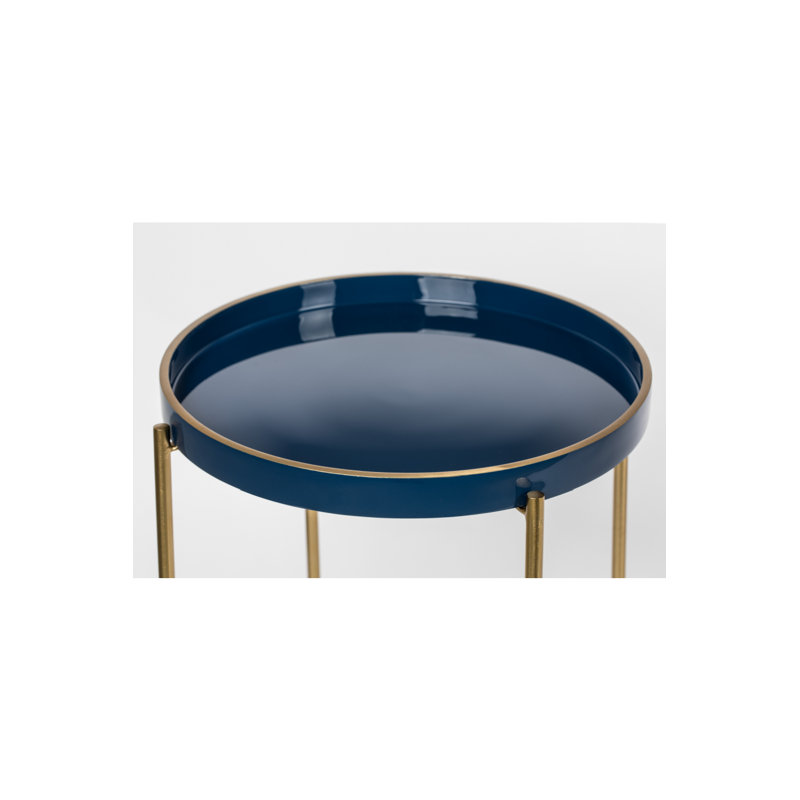 Celina End Table,  Dark Blue