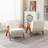 Kyajah 27.5" W Chenille Solid Wood Armchair (Set of 2) -96213298