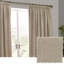 Heavy Chenille Room Darkening Pencil Pleat Curtains-185283838-185283836