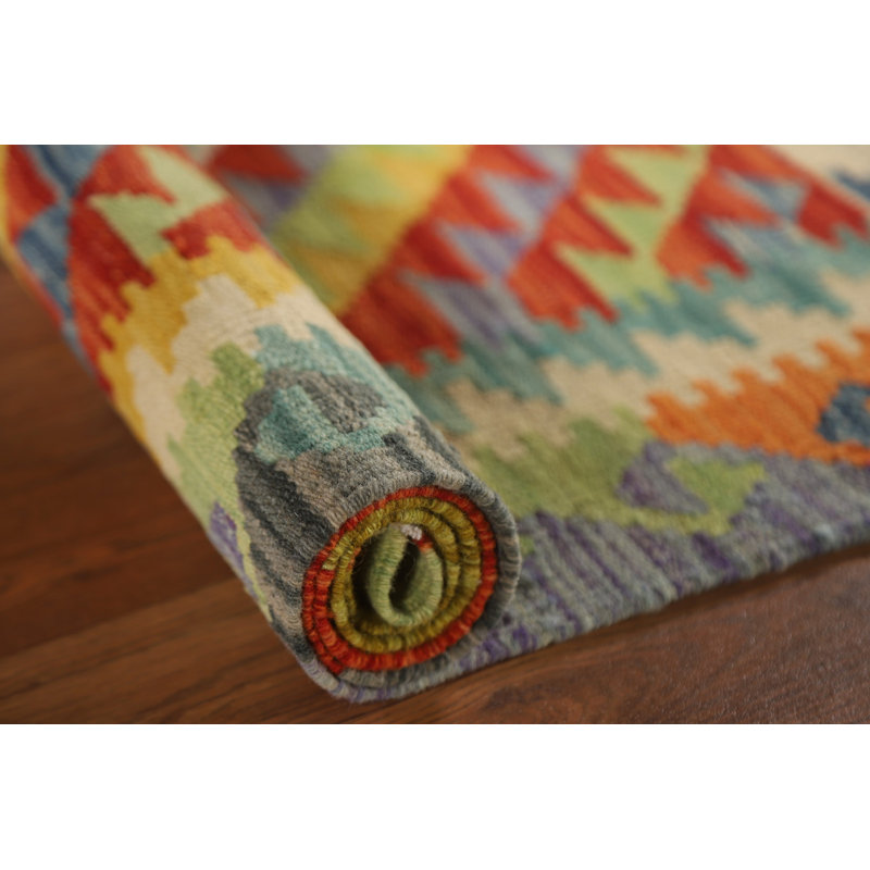 South Western Kilim Wool Oriental Rug 3x4