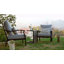 Chaise de patio avec coussins Cainnech