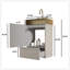 Meuble-lavabo à rayures 20 po avec lavabo et tiroir en acier inoxydable-1764294026-1764294030