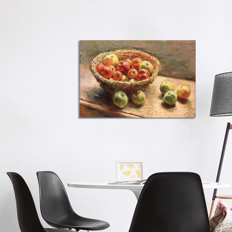 Le Panier De Pommes, 1880 by Claude Monet - Wrapped Canvas Gallery-Wrapped Canvas Giclée, 101.6 cm H x 66.04 cm W x 1.91 cm D