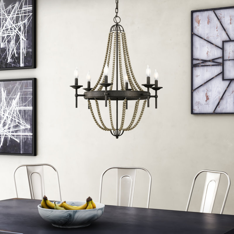 Lustre empire 6 lumières Laurelton