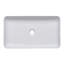 Lavabo vasque de salle de bain en porcelaine rectangulaire 23 "x 13" Aquaterior