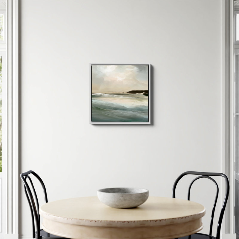 Impression Sennen Cove par Dan Hobday, Non, Toile encadrée flottée blanche, H 20 po x l 20 po x P 1,25 po