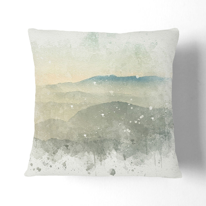 Abstract Square Cushion, 40cm H x 40cm W x 15cm D