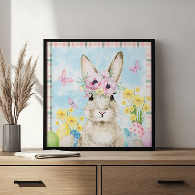 Cottontail  Farms Bunny by Nicole DeCamp Art Print