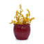 Chic pot à fleurs en céramique de style moderne pour patio et jardin