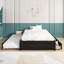 Lit plateforme double avec rangement-940804033