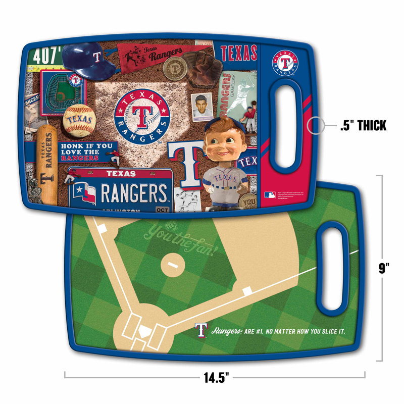 MLB Retro Series Cutting Board, Texas Rangers