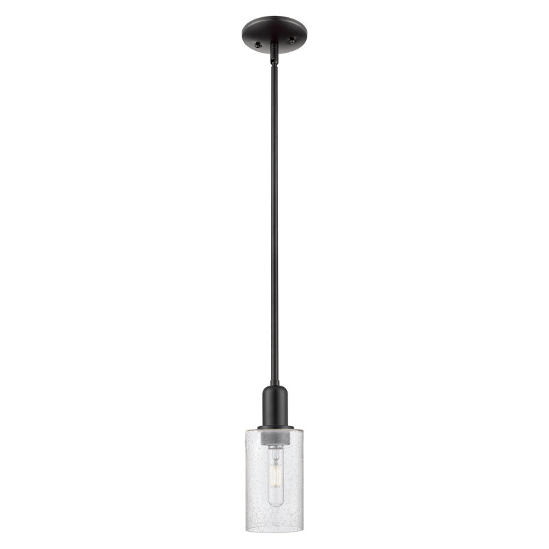 Arcadia - Alyssha - Mini-luminaire suspendu 4 tiges 1 lumière, Matte Black, Grainé