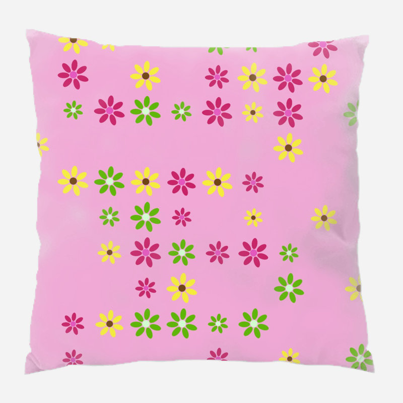 Coussin décoratif fleur, Intérieur