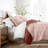 Quilt Coverlet Set All Season Patterned Reversible Microfiber Ultra Soft Bedding in Scalloped-105813883-105813895