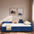 Upholstered Daybed With Trundle And Usb-476948397