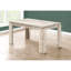 Table de salle à manger 60 "rectangulaire taupe, moderne, pour un usage décontracté et formel Table contemporaine 60", rectangulaire, stratifié beige, robuste