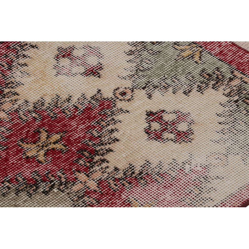 One-of-a-Kind Rectangle 4’7x7’8’’ Hand Knotted Area Rug