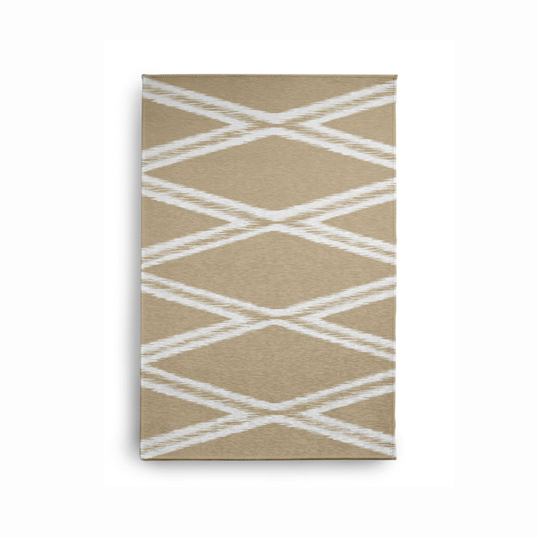 Chenille Geometric Indoor Rug