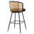 Cane Back Swivel Upholstered Stool-310099299-310099296-323371339