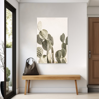 Art contemporain contemporain avec cactus