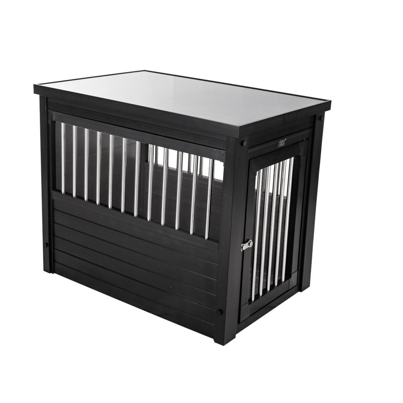 Caisse pour chien Southwick ECOFLEX, Moyenne (H 25,2 po x l 21,1 po x P 29,5 po), Noir
