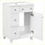 Meuble-lavabo moderne avec lavabo intégré en résine