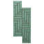 Zelora 1" Glossy Ceramic Mosaic Wall Tile-1400472263
