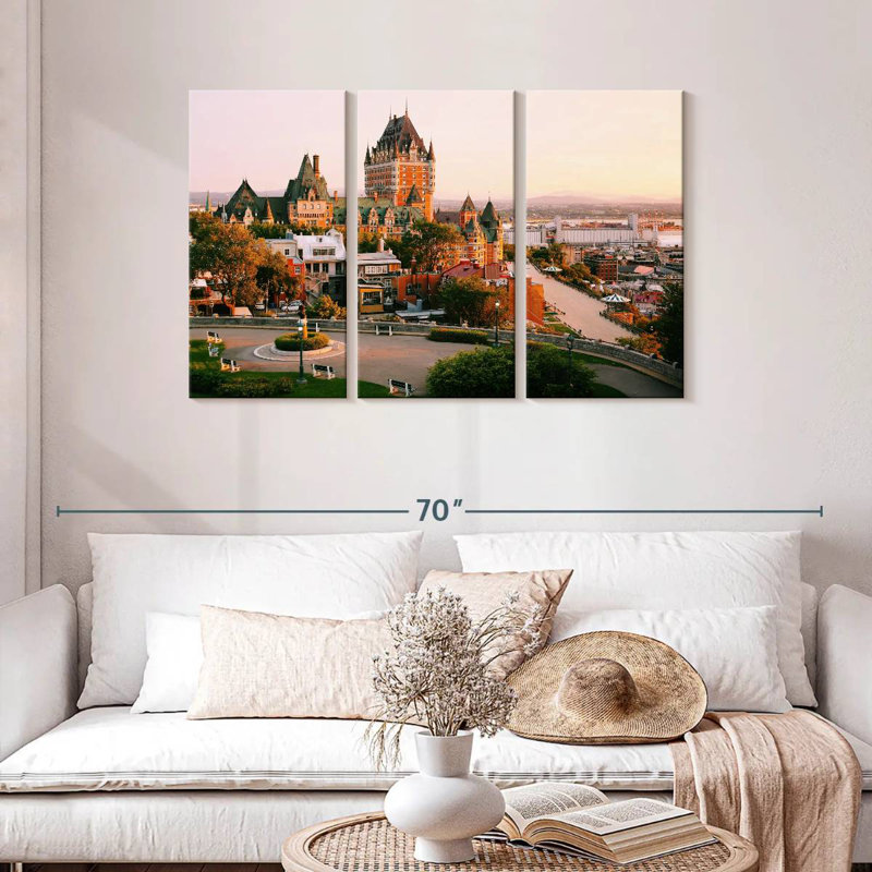 Lilie Québec Château Frontenac, H 28 po x l 45 po