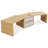 Dual Monitor Stand Riser with 2 Drawers-Length and Angle Adjustable shelf Riser with Storage-302151773
