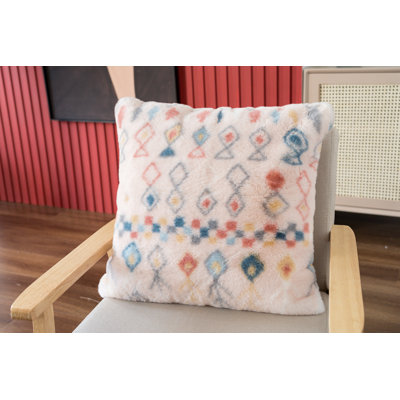 Luxury Geometric Reversible Throw Pillow