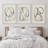 " Modern Duotone Geometric Spiral Ring Circle Collage 3 Piece Framed Wall Art. " 3 - Pieces-119018140-71199588