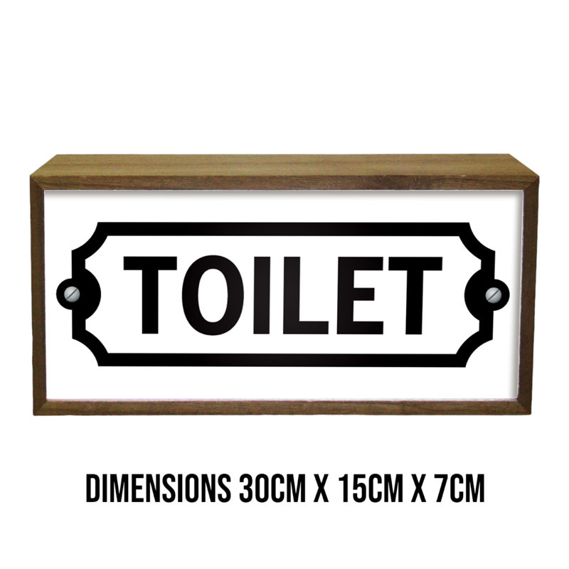 Brenay Toilet 15" LED Sign