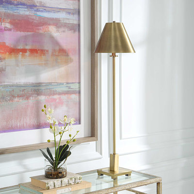  Pilot Brass Buffet Lamp