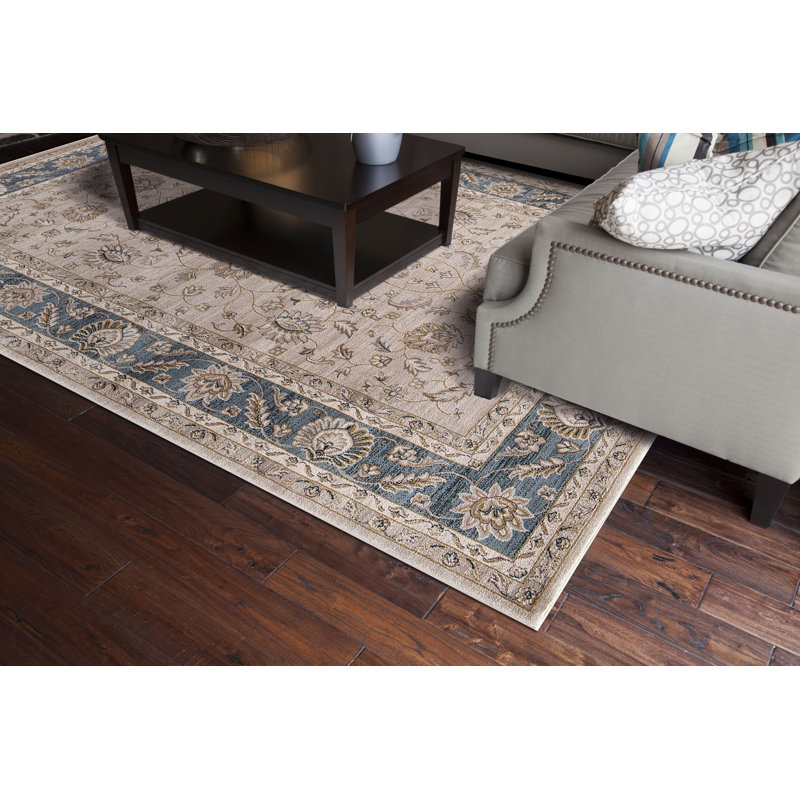 Tapis oriental bleu Mahal, Rectangle 3 pi x 5 pi