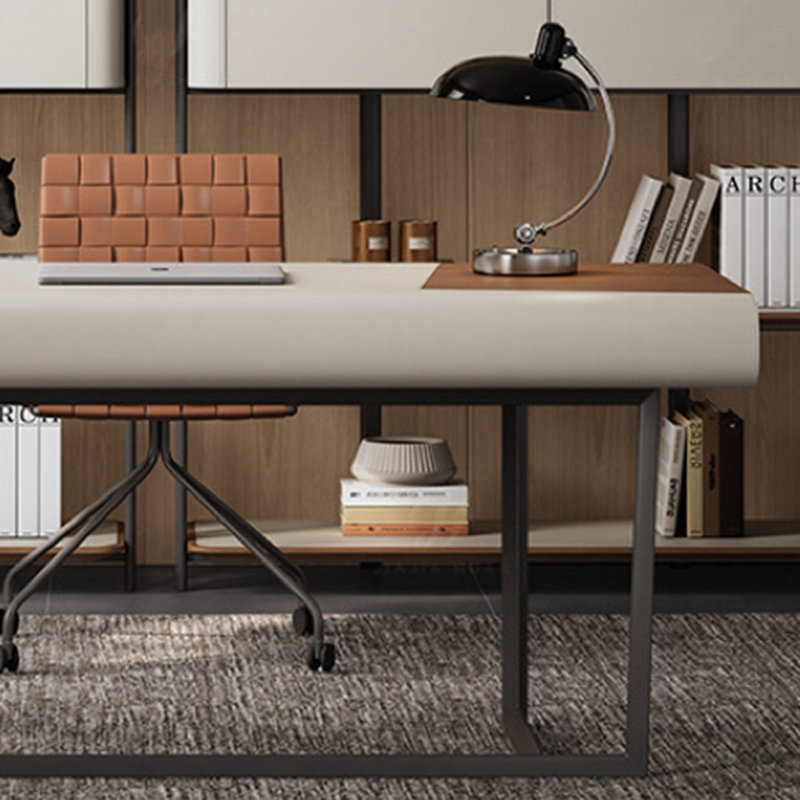 Bureau de designer de style rétro, H 29,52 po x l 62,99 po x P 27,55 po