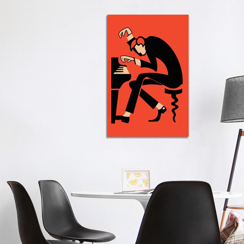The Piano by Mark Rogan - Wrapped Canvas Print, 101.6 cm H x 66.04 cm W x 3.175 cm D