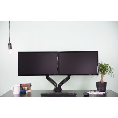VIVO Mechanical Spring Dual Monitor Desk Mount (STAND-V002O)
