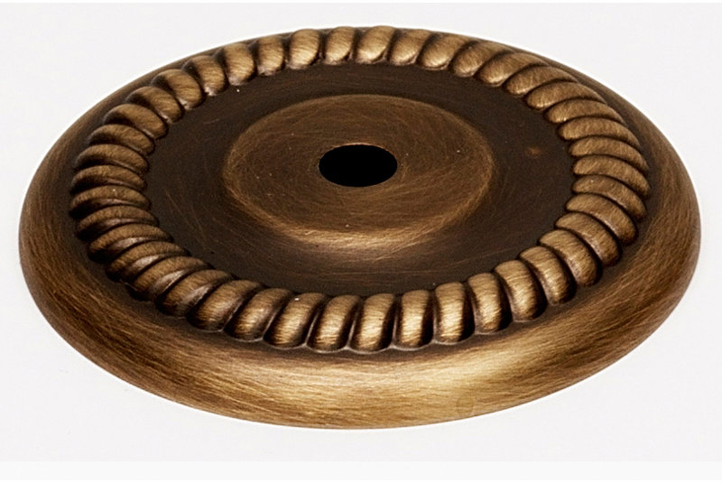Traditional Brass Back Plate, Antique English