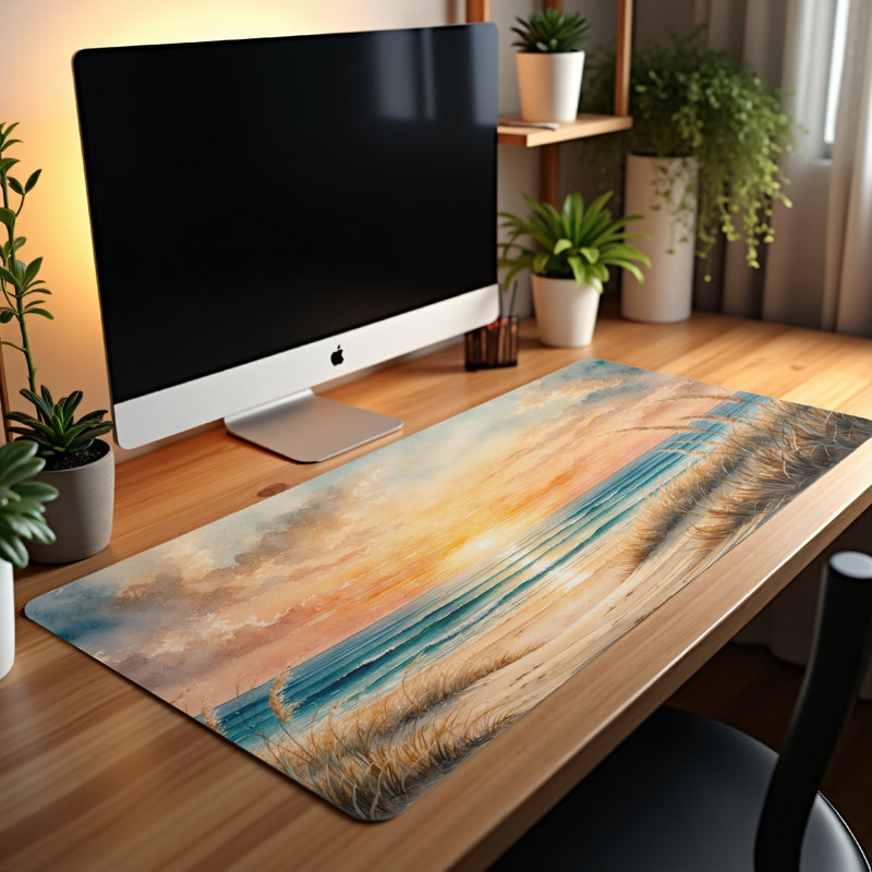 Polyester Desk Pad, 31.5x15.5
