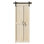 Porte pliante en bois de pin massif assemblé avec trousse de quincaillerie