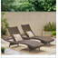 Chaise longue en osier Salem