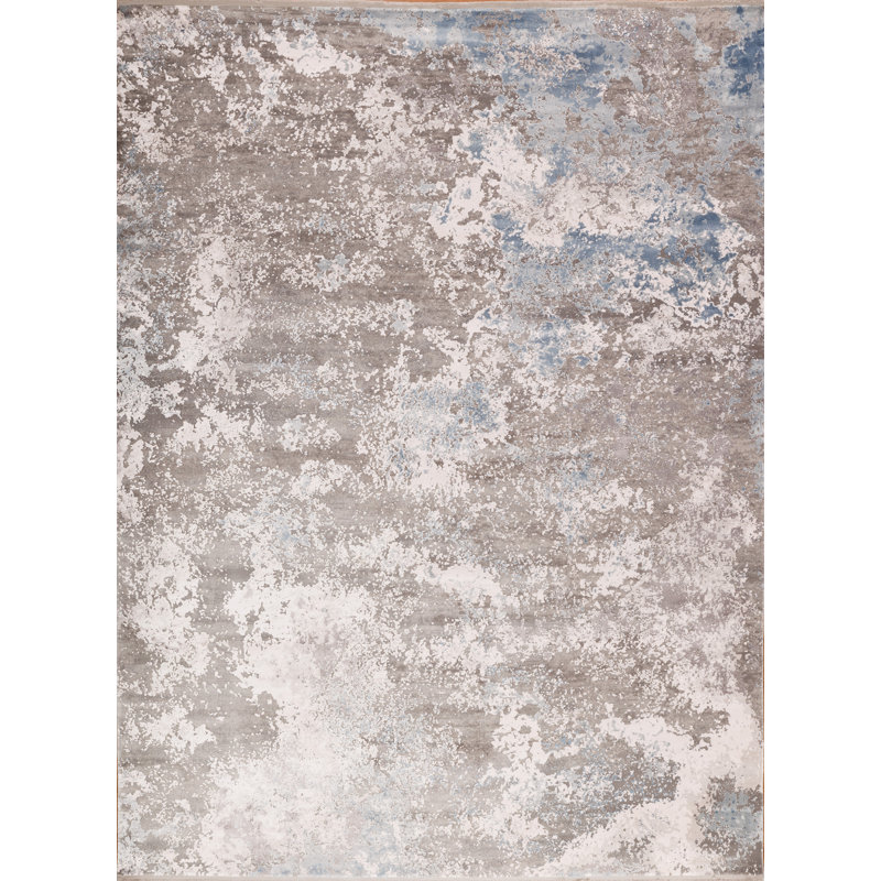 Santorini Area Rug in Gray, Rectangle 5'3" x 7'7"
