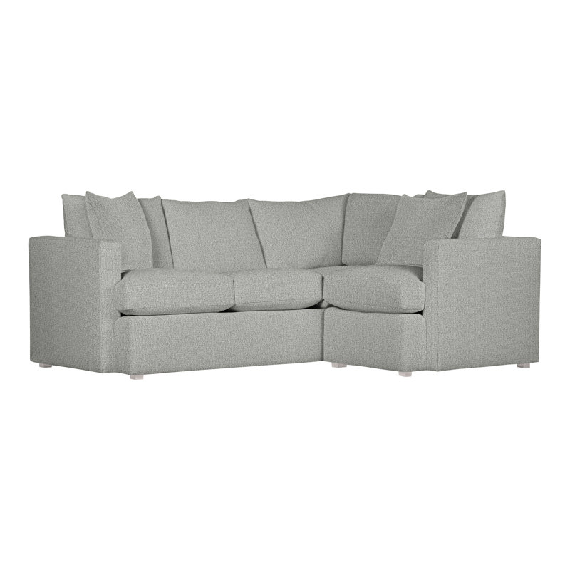 American Bungalow 2-Piece Sectional, Tarbee Dove, Dove Gray