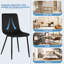 43.5cm H Velvet Upholstered Side Chair-1611941344