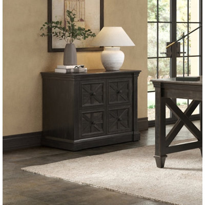Naumann 36'' Wide 2 -Drawer File Cabinet
