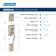 Addison Handleset with Deadbolt and Door Lever and Rosette