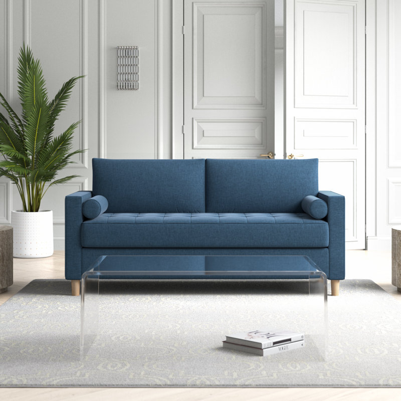 Canapé rembourré 70 po Jarrow, Bleu