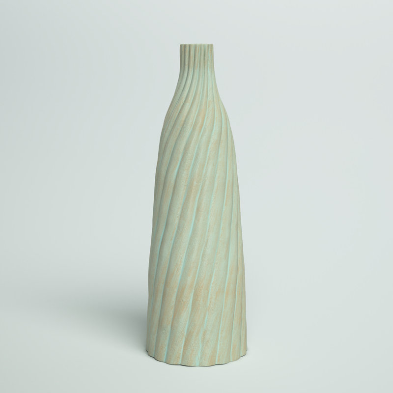 Hanley Handmade Ceramic Floor Vase, Black, 54cm H x 18cm W x 18cm D